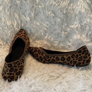 MIA cheetah, print flats,size 8 1/2, never been worn, comfort souls